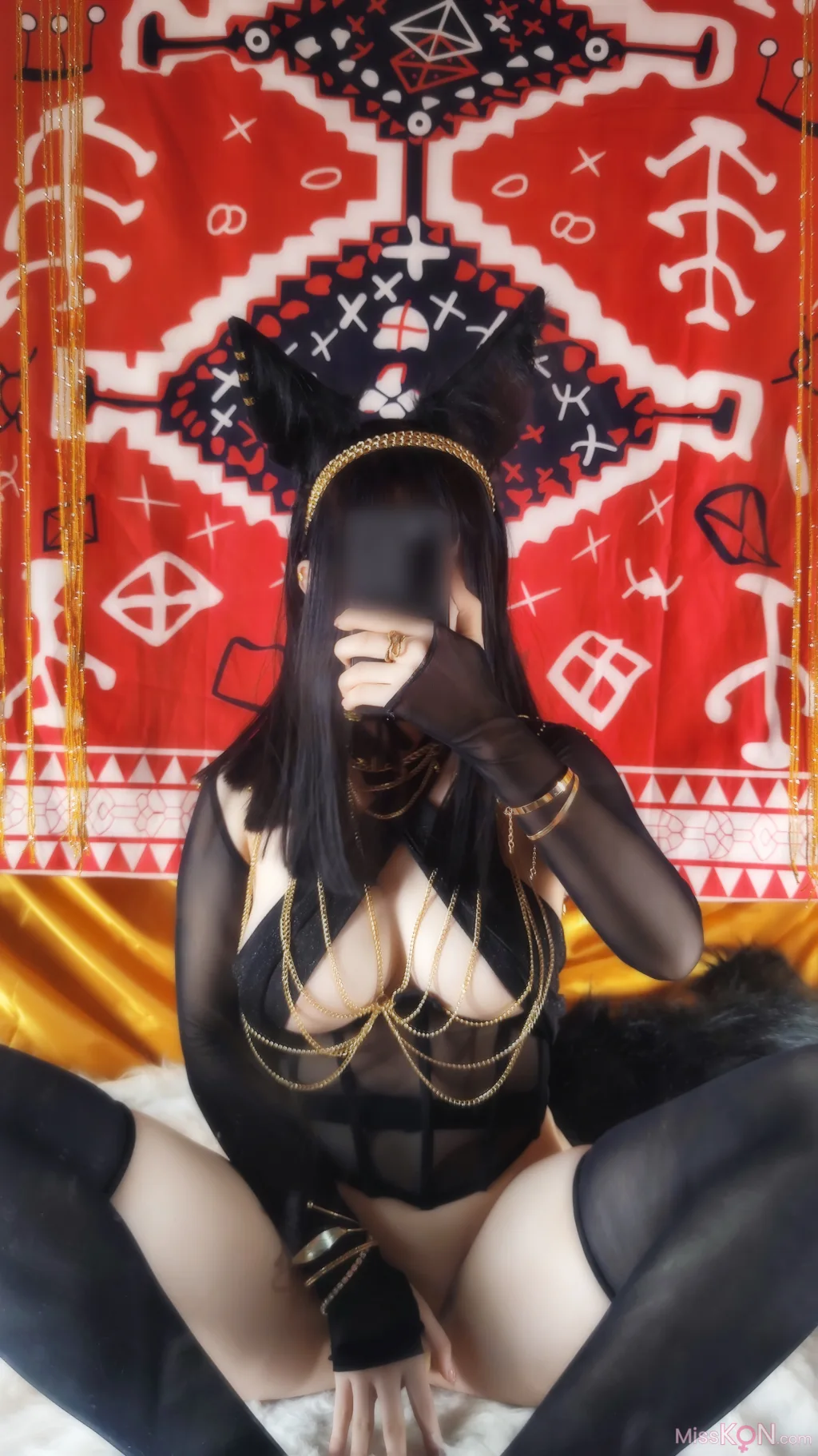 Coser@Hokunaimeko (北乃芽子): Anubis Cat (87 photos)