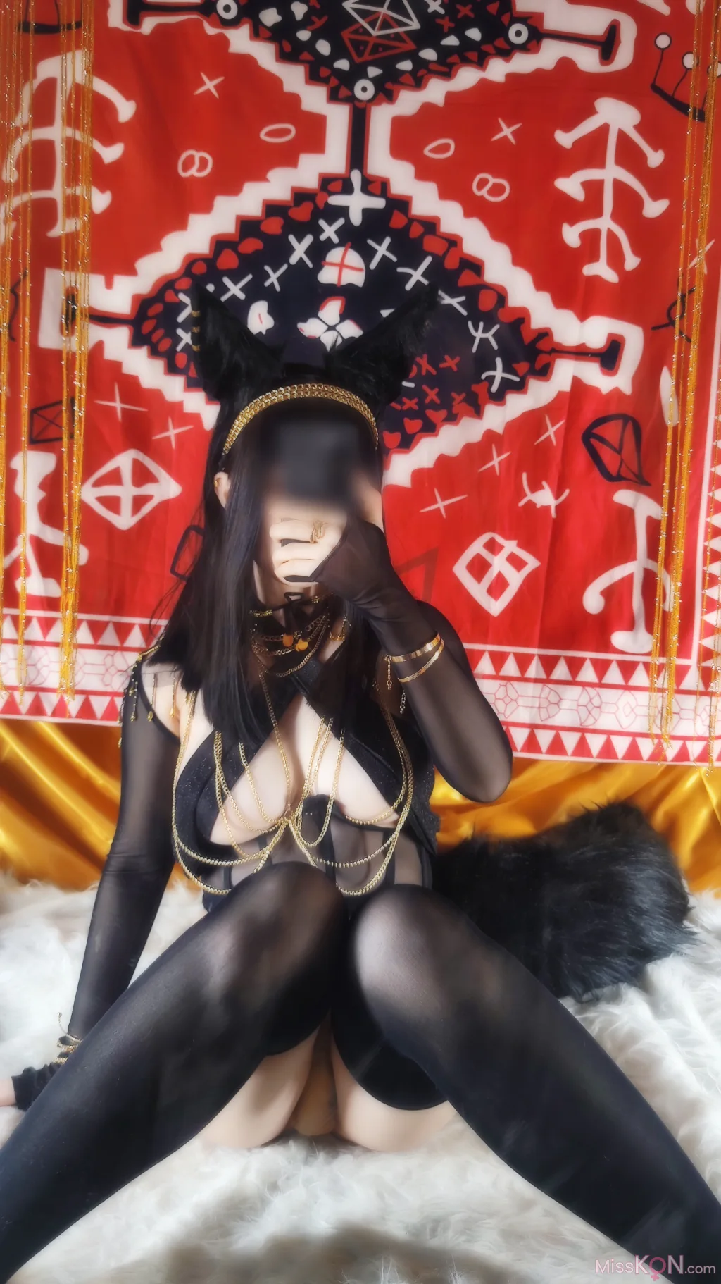 Coser@Hokunaimeko (北乃芽子): Anubis Cat (87 photos)