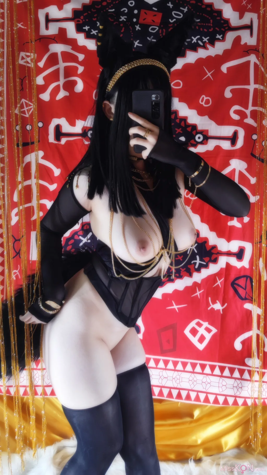 Coser@Hokunaimeko (北乃芽子): Anubis Cat (87 photos)