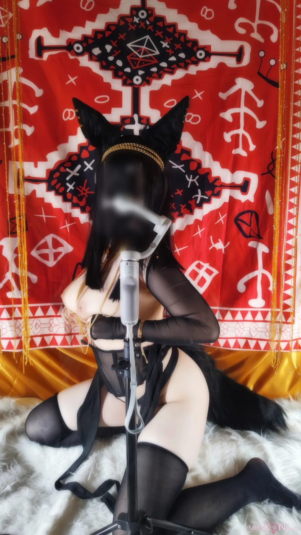 Coser@Hokunaimeko (北乃芽子): Anubis Cat (87 photos)