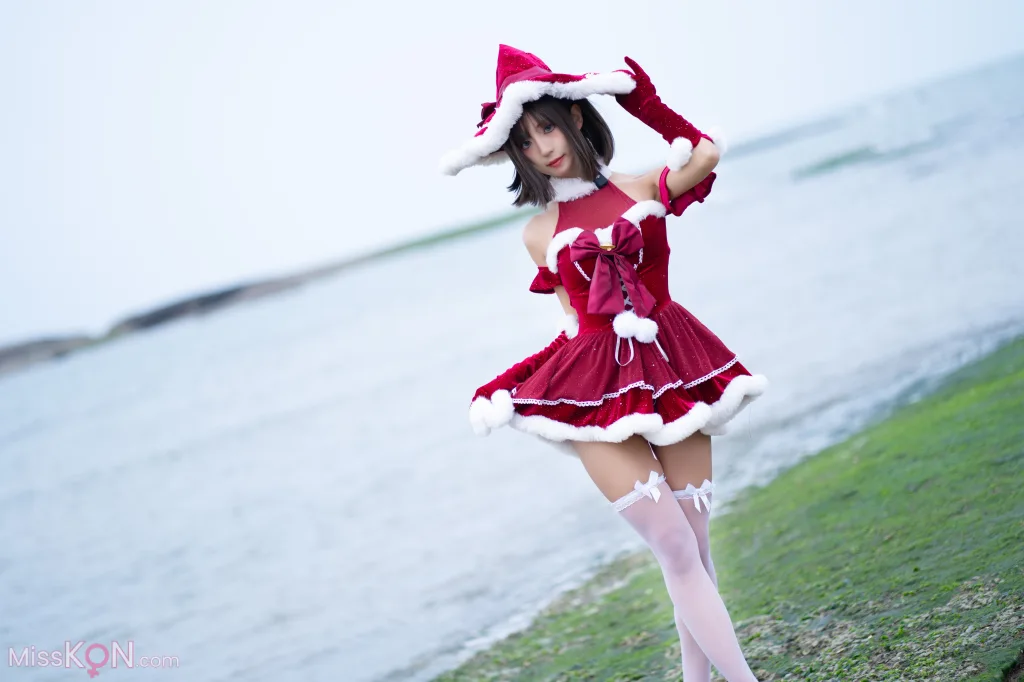 Coser@职业奶妈三水子: 圣诞小裙子 (72 ảnh)