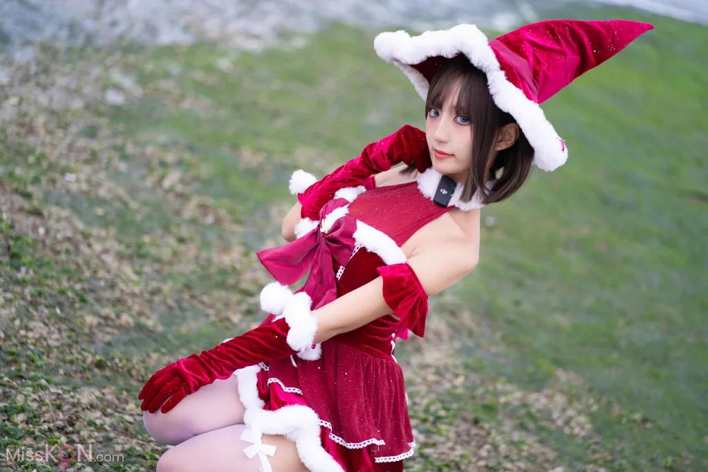 Coser@职业奶妈三水子: 圣诞小裙子 (72 ảnh)