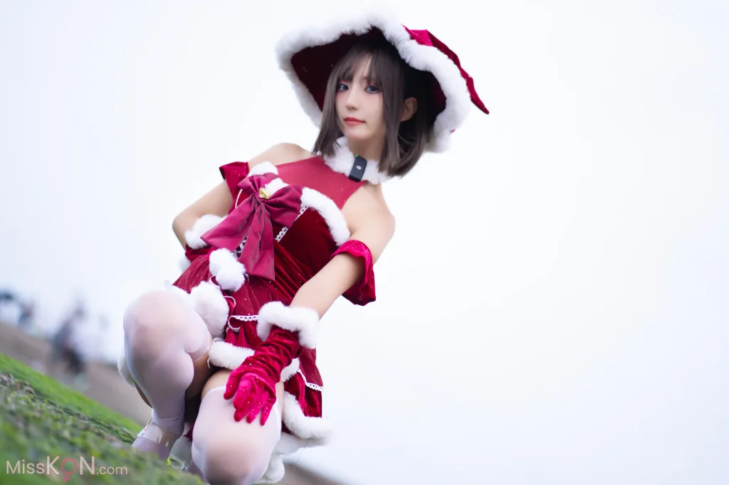 Coser@职业奶妈三水子: 圣诞小裙子 (72 ảnh)