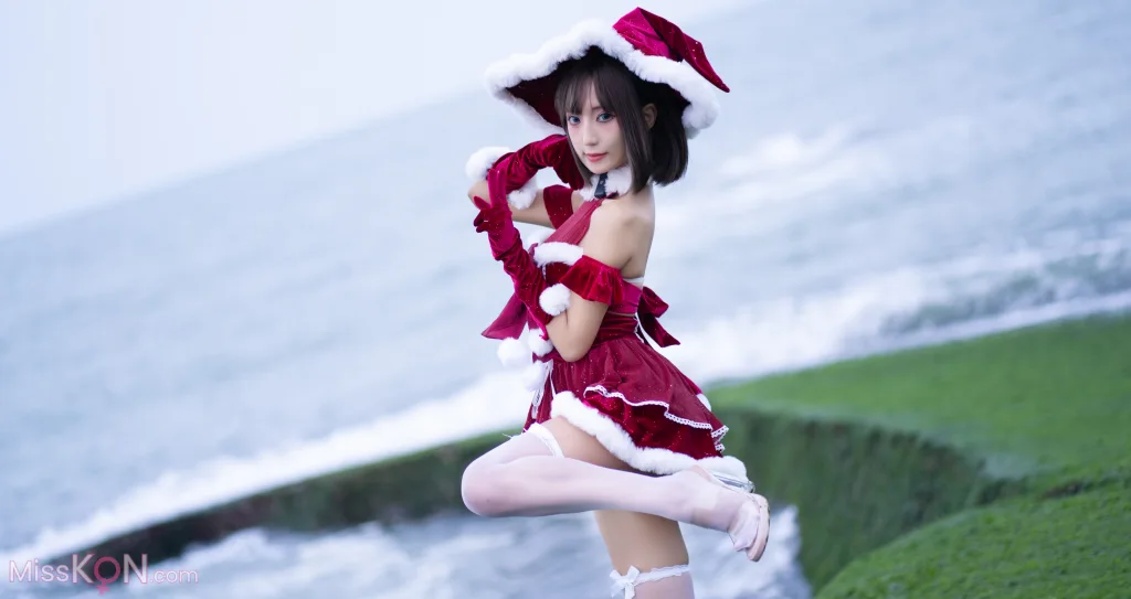 Coser@职业奶妈三水子: 圣诞小裙子 (72 ảnh)