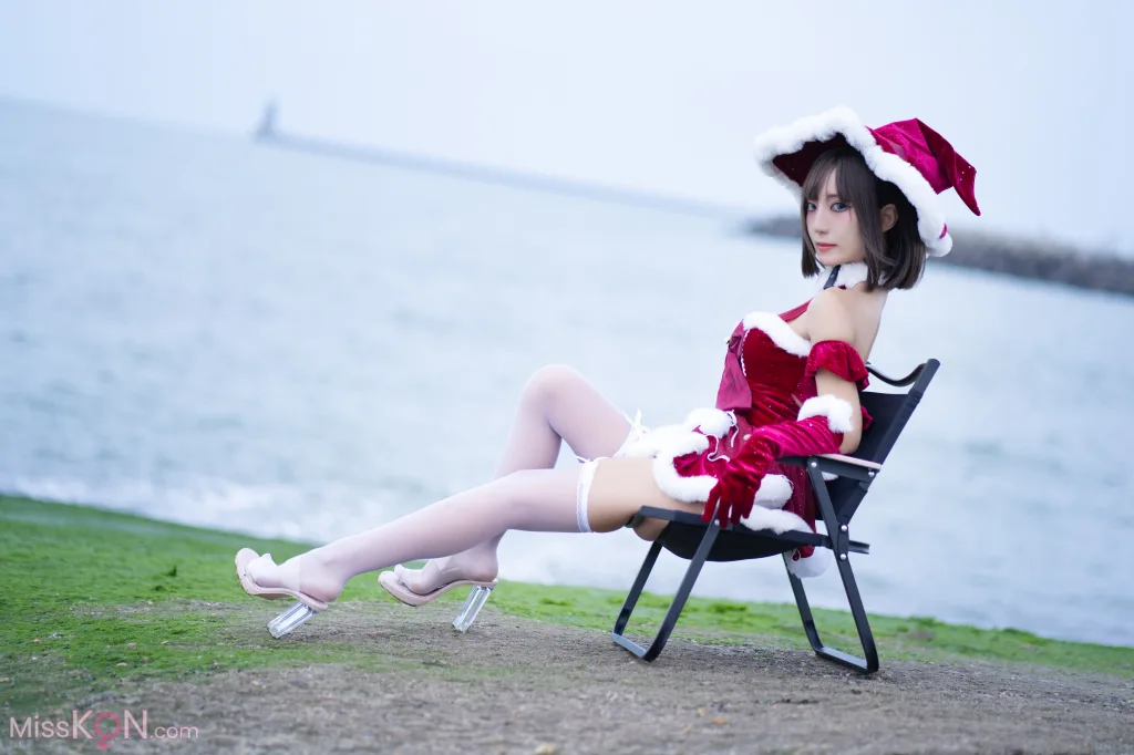 Coser@职业奶妈三水子: 圣诞小裙子 (72 ảnh)