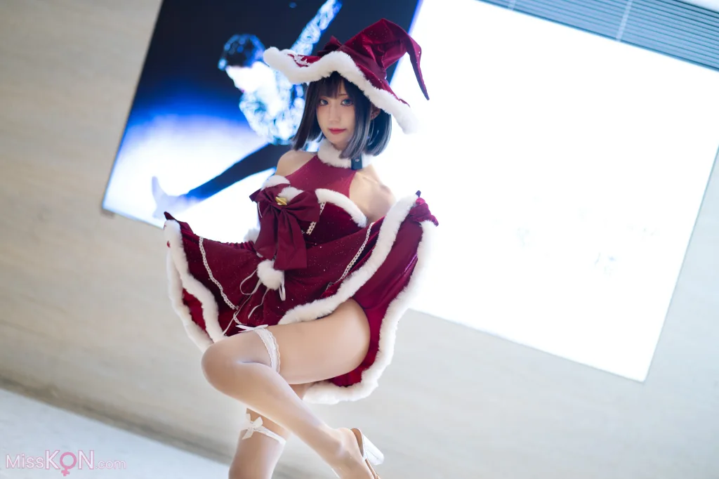 Coser@职业奶妈三水子: 圣诞小裙子 (72 ảnh)
