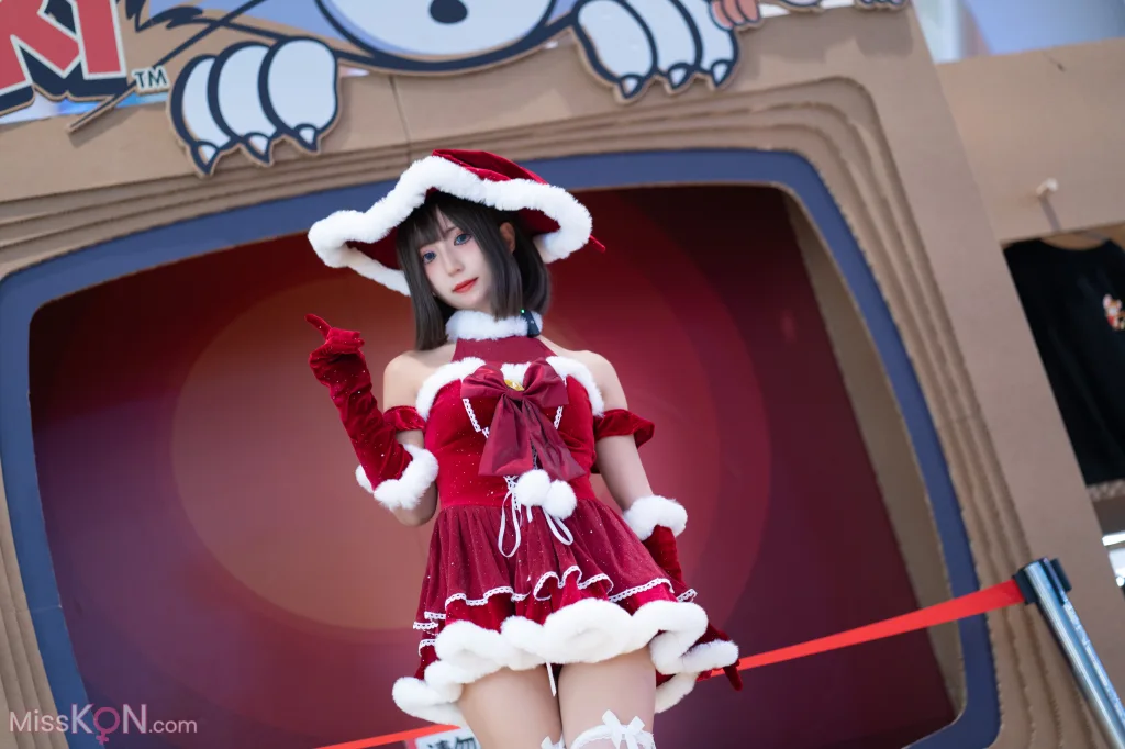 Coser@职业奶妈三水子: 圣诞小裙子 (72 ảnh)