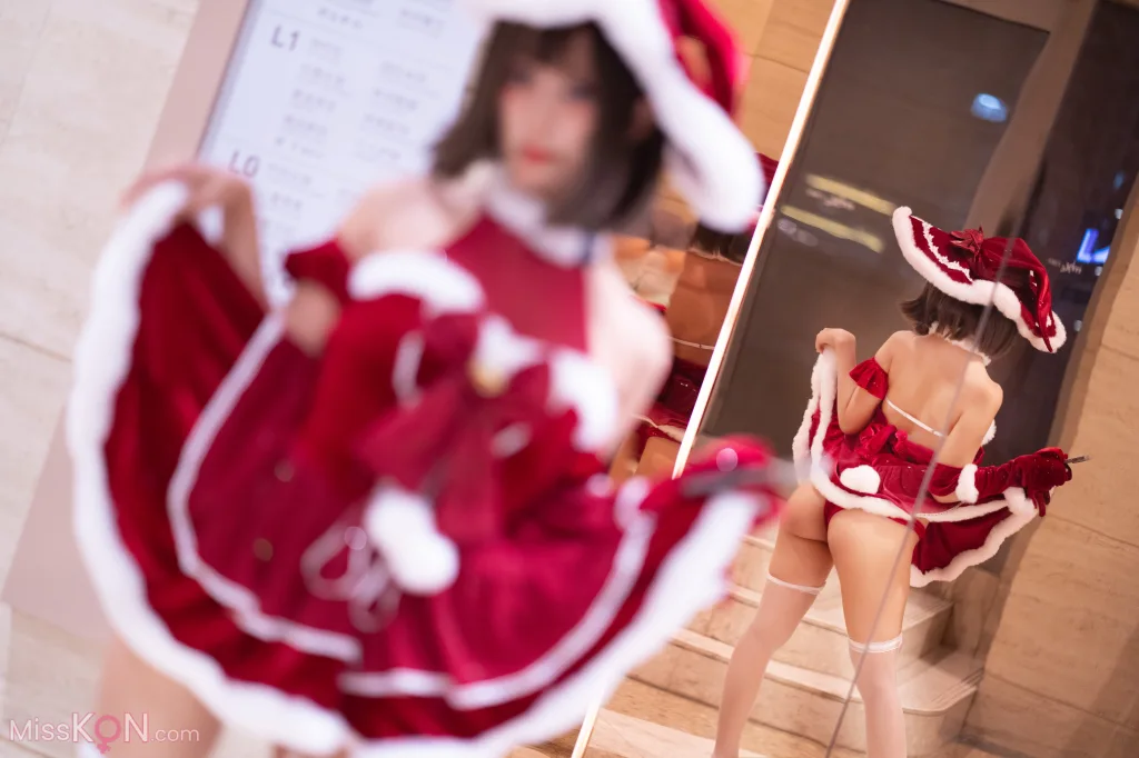 Coser@职业奶妈三水子: 圣诞小裙子 (72 photos)