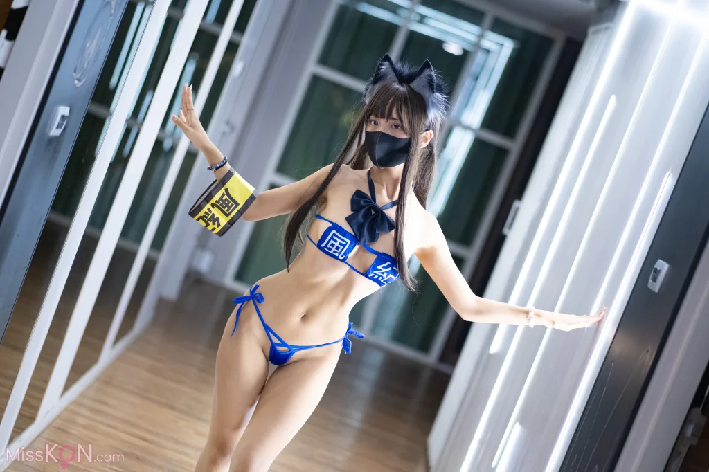 Coser@职业奶妈三水子: 风纪委员 (50 photos)