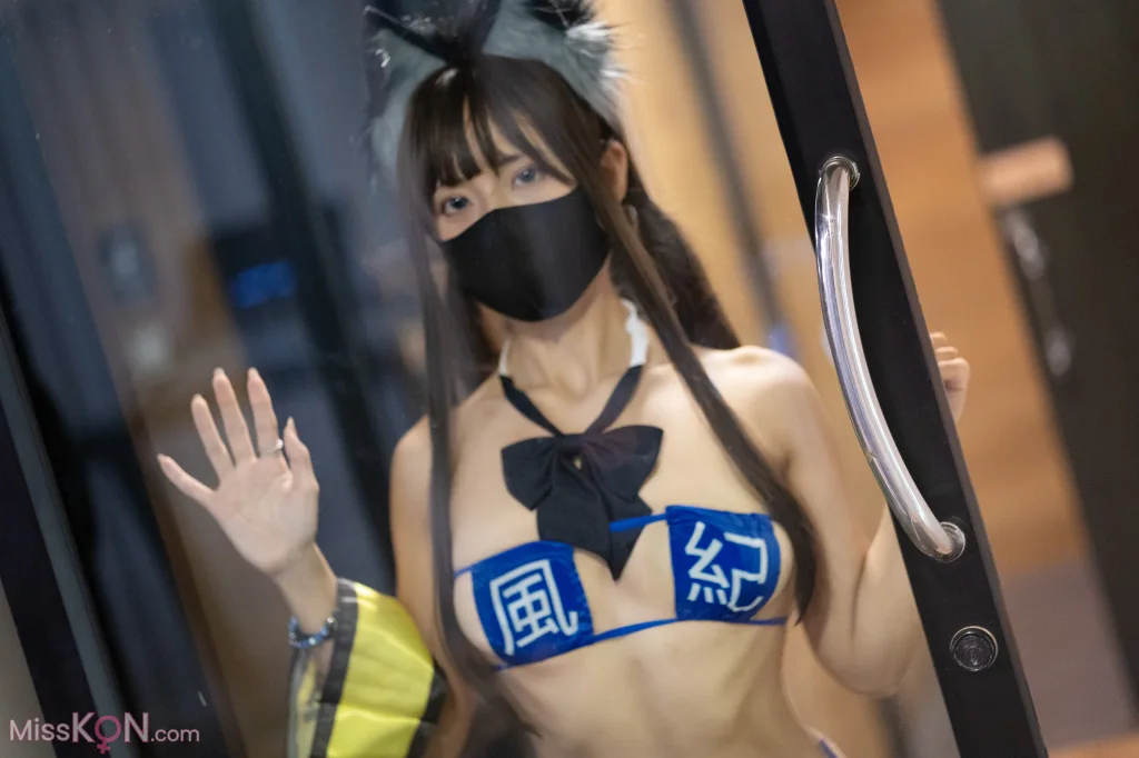 Coser@职业奶妈三水子: 风纪委员 (50 photos)