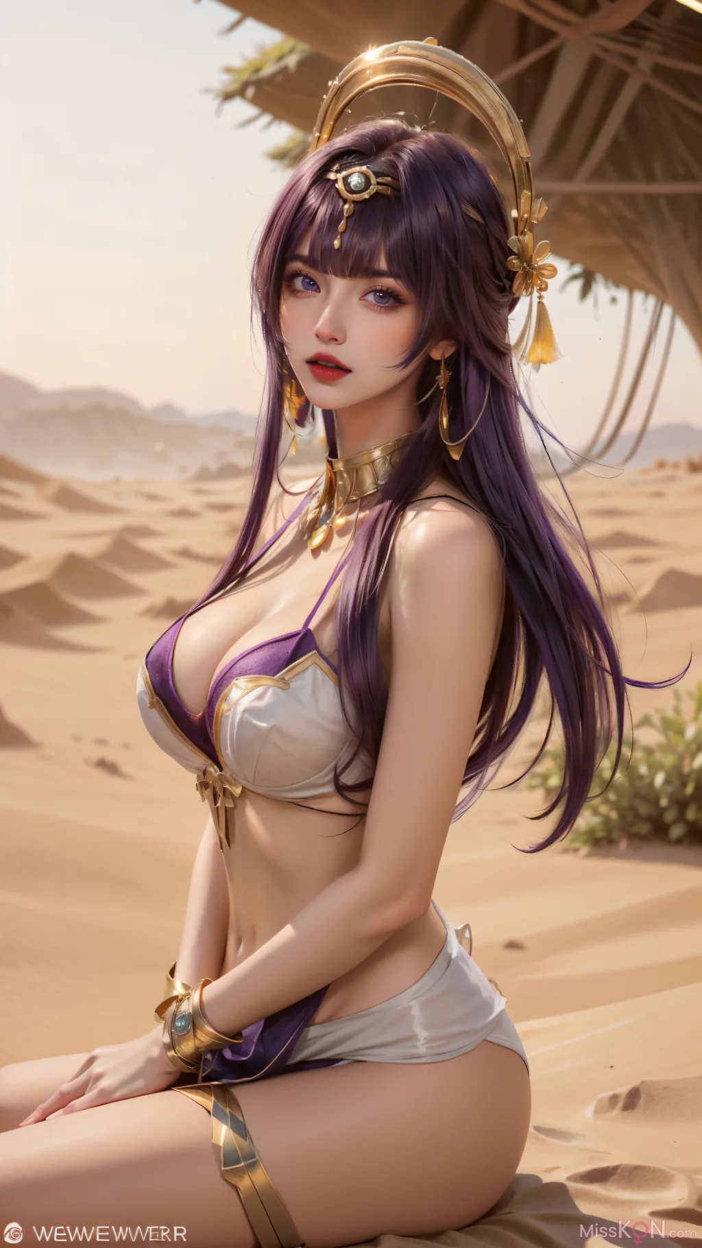 [AI Generated] 原神-沙漠女王 (106 photos)