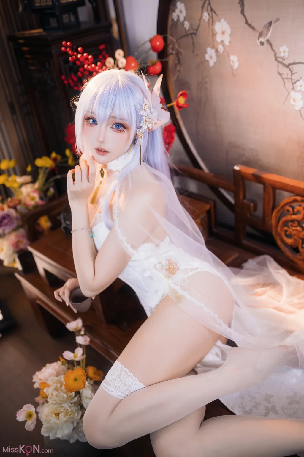 Coser@瓜希酱: 阿尔比恩旗袍 (20 ảnh)