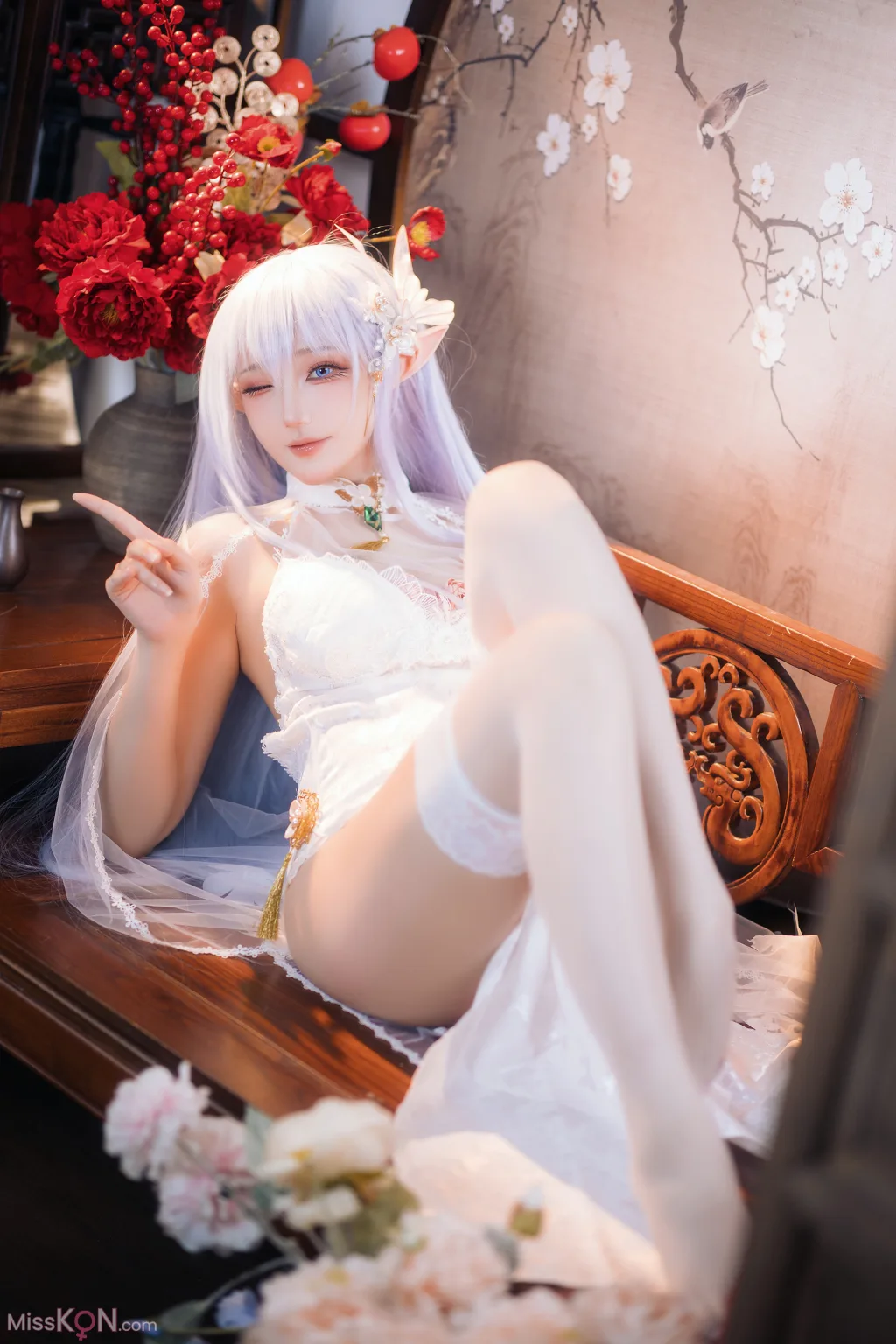 Coser@瓜希酱: 阿尔比恩旗袍 (20 ảnh)