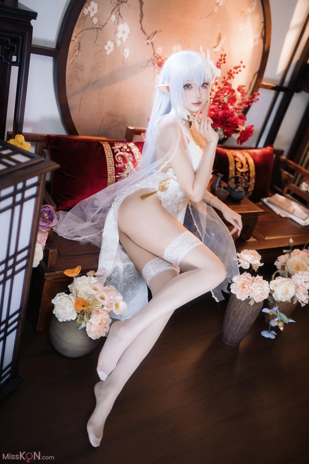 Coser@瓜希酱: 阿尔比恩旗袍 (20 ảnh)