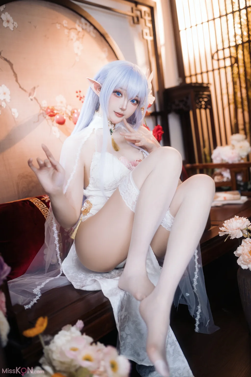 Coser@瓜希酱: 阿尔比恩旗袍 (20 ảnh)