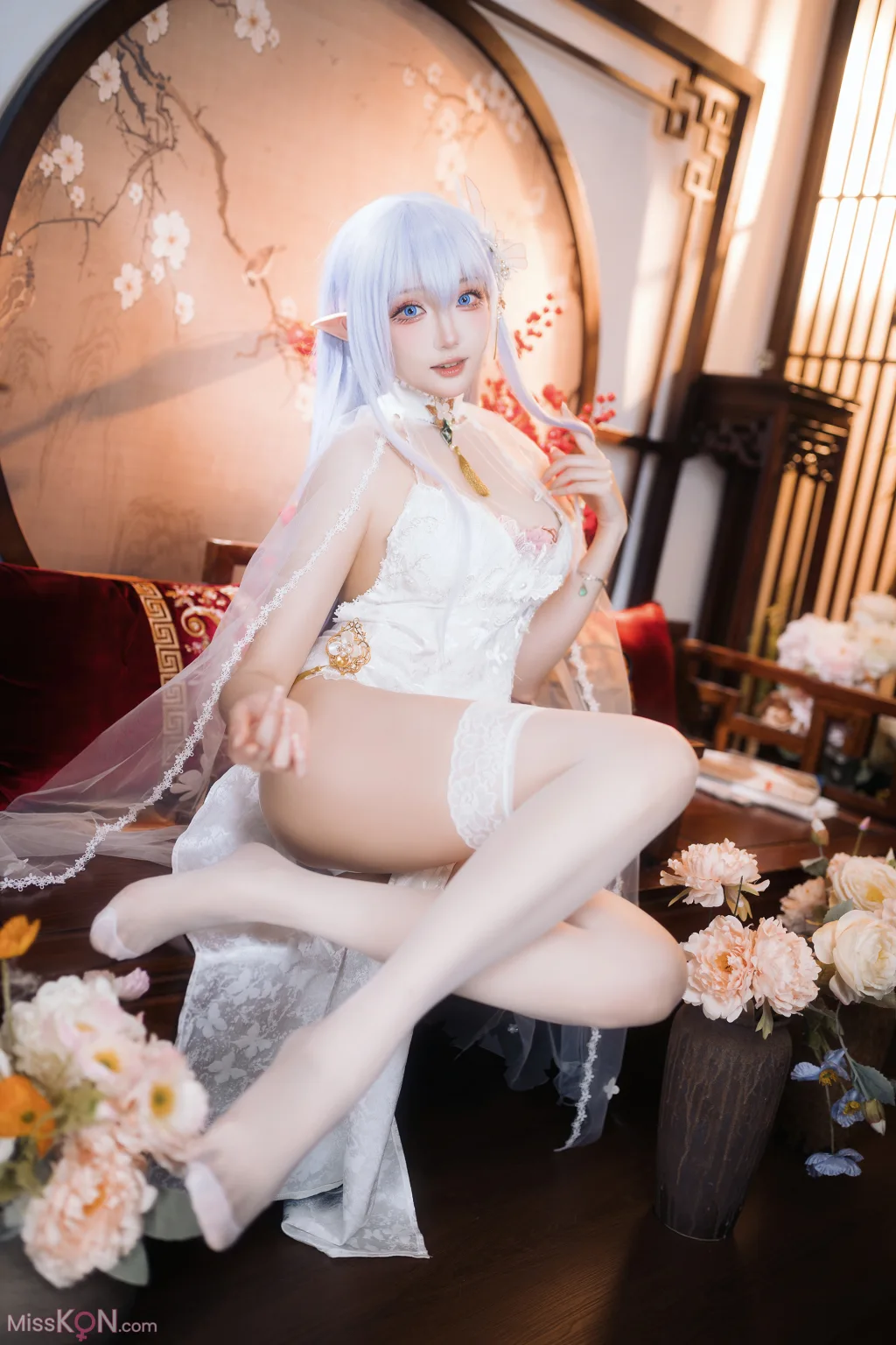 Coser@瓜希酱: 阿尔比恩旗袍 (20 ảnh)