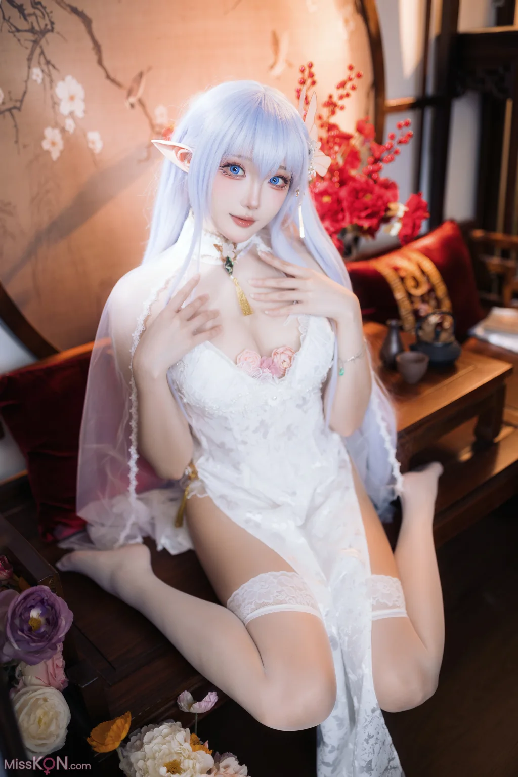 Coser@瓜希酱: 阿尔比恩旗袍 (20 ảnh)