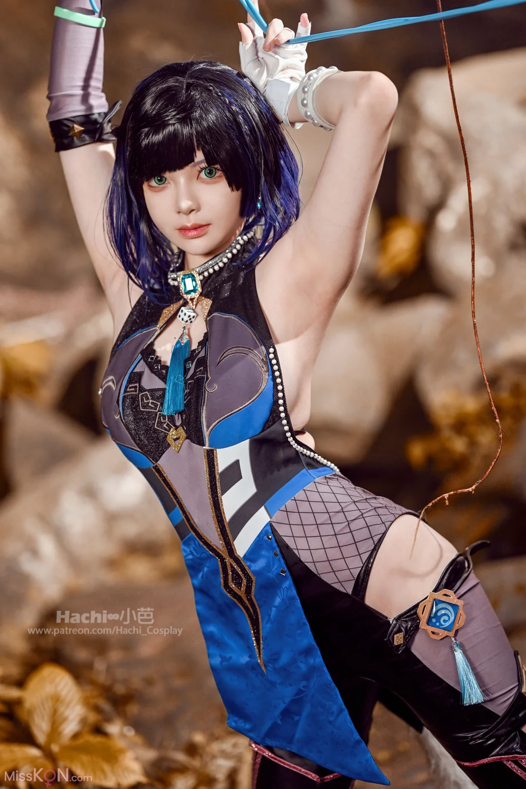 Coser@Hachi_小芭: 原神 – 夜兰 (40 ảnh)