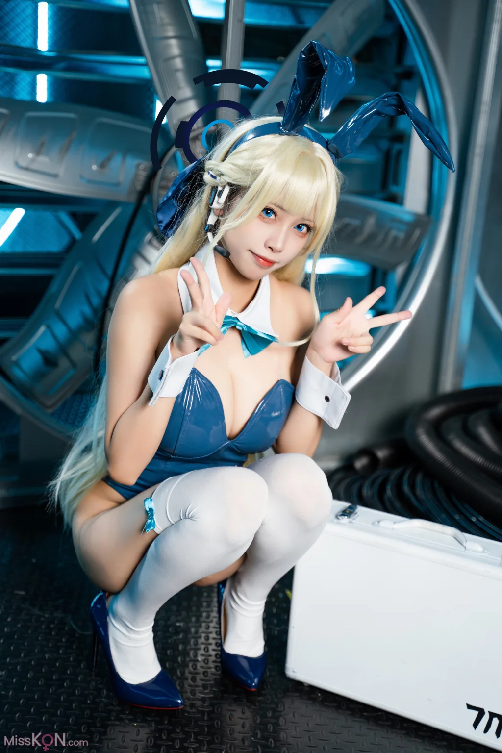 Coser@三無人型: 蔚蓝档案 飞鸟马时兔女郎 (60 ảnh)