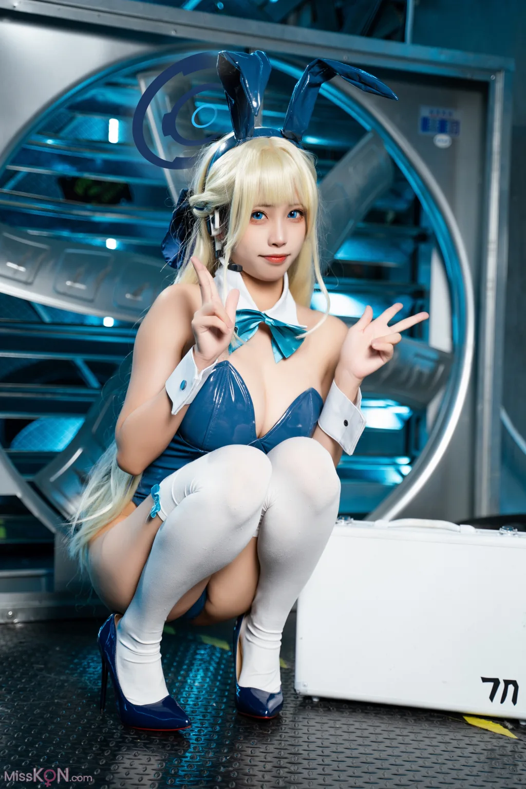 Coser@三無人型: 蔚蓝档案 飞鸟马时兔女郎 (60 ảnh)