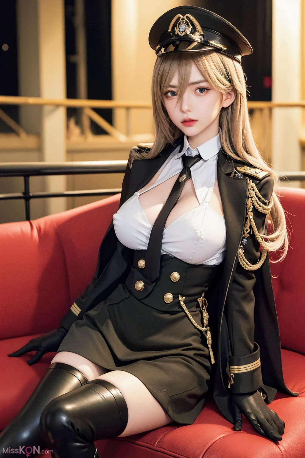 [AI Generated] AI美女制服军官图集 (54 photos)