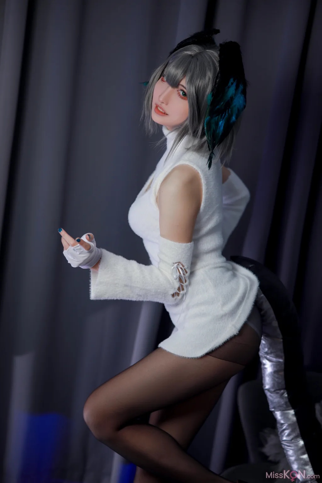 Coser@山崎雷纳: 阿克奈兹霍尔海亚竖毛衣 (91 ảnh)