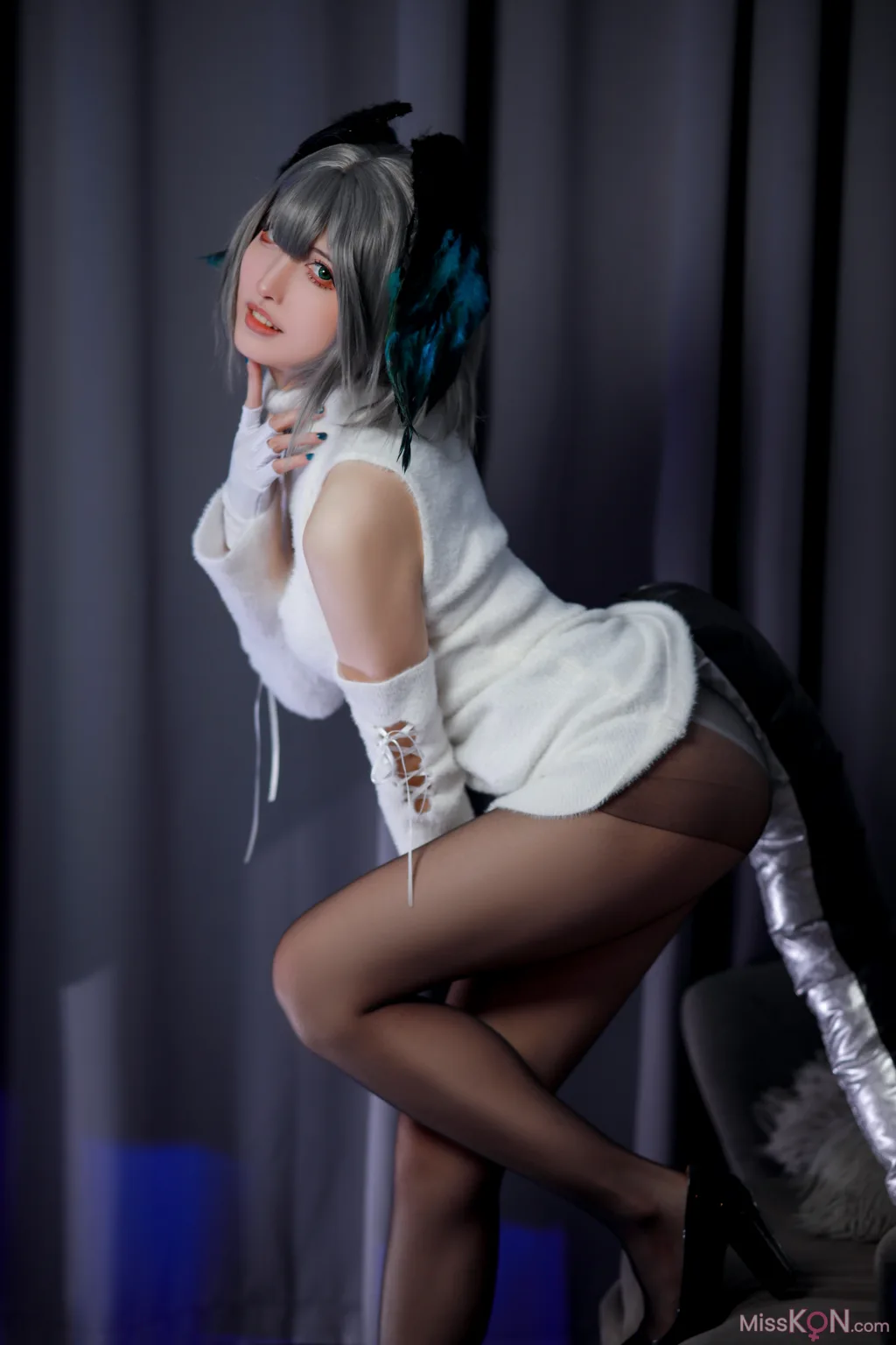 Coser@山崎雷纳: 阿克奈兹霍尔海亚竖毛衣 (91 ảnh)