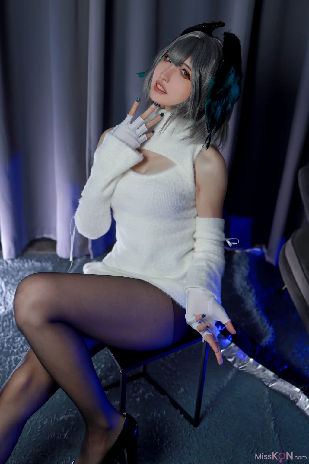 Coser@山崎雷纳: 阿克奈兹霍尔海亚竖毛衣 (91 ảnh)