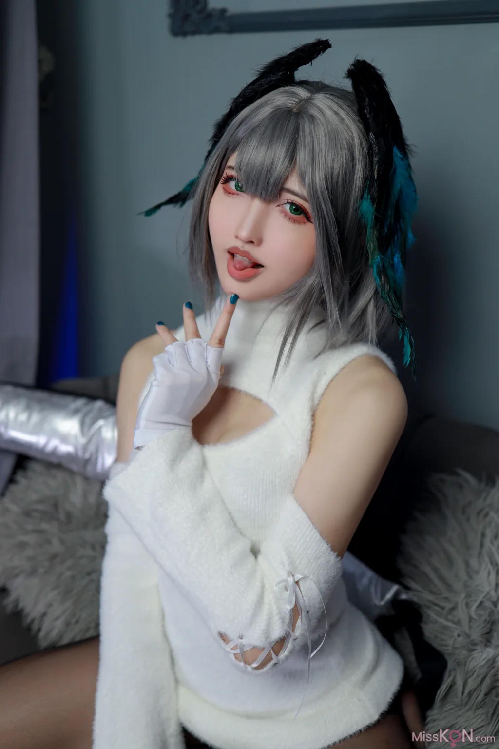 Coser@山崎雷纳: 阿克奈兹霍尔海亚竖毛衣 (91 ảnh)