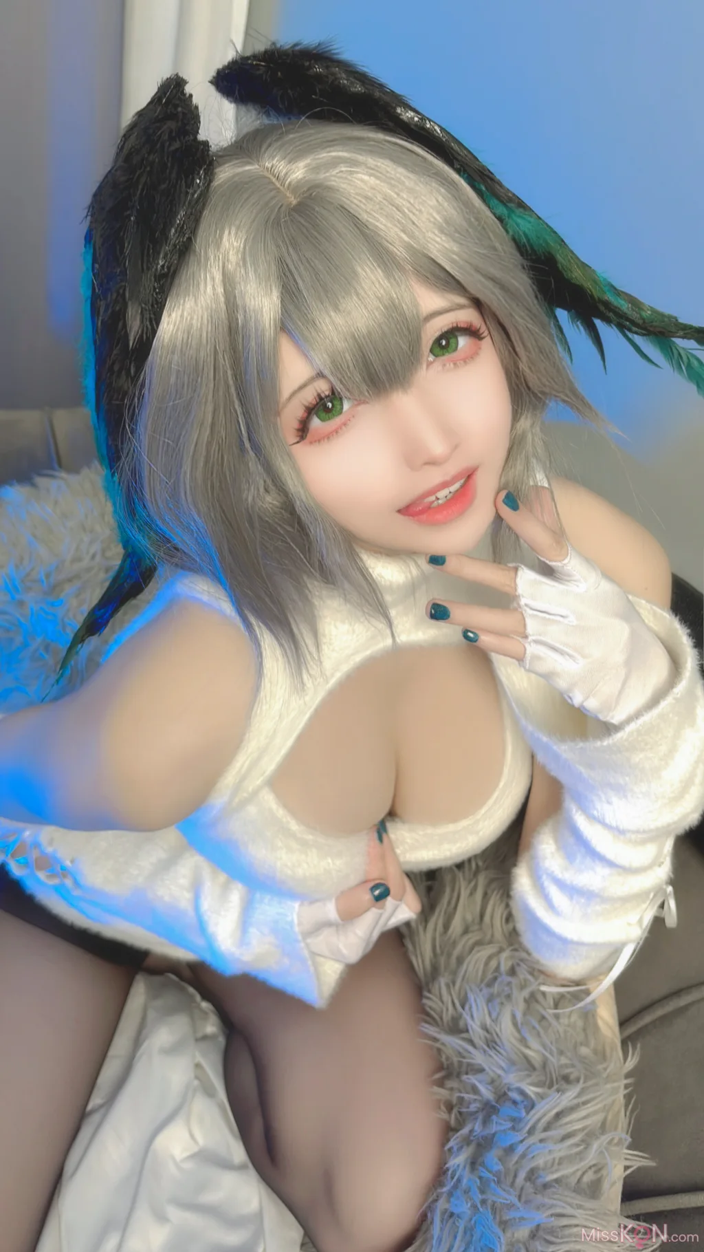 Coser@山崎雷纳: 阿克奈兹霍尔海亚竖毛衣 (91 photos)