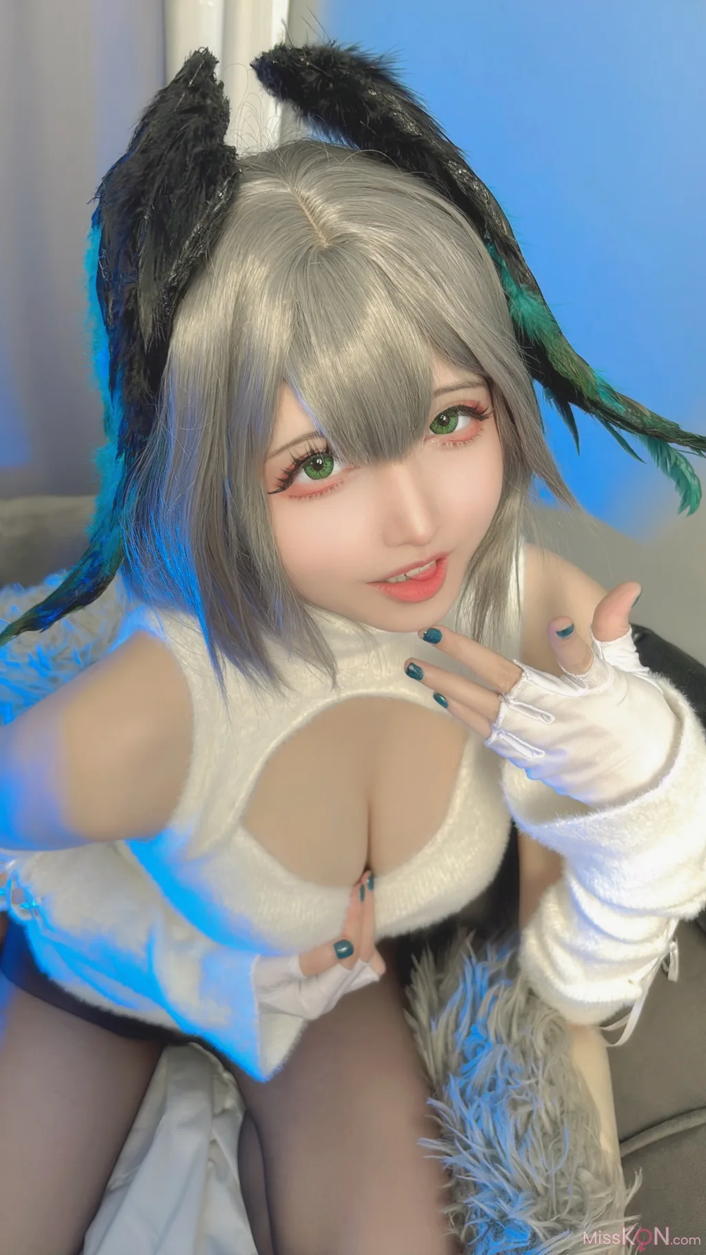 Coser@山崎雷纳: 阿克奈兹霍尔海亚竖毛衣 (91 photos)