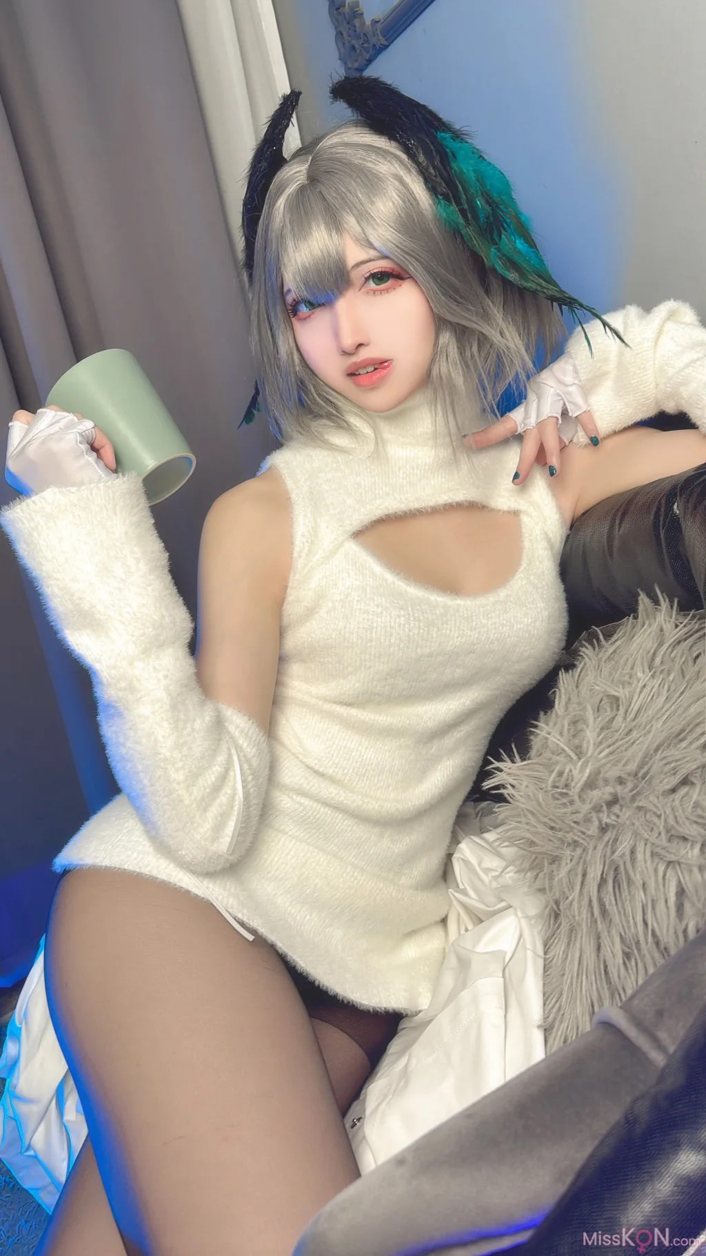 Coser@山崎雷纳: 阿克奈兹霍尔海亚竖毛衣 (91 photos)