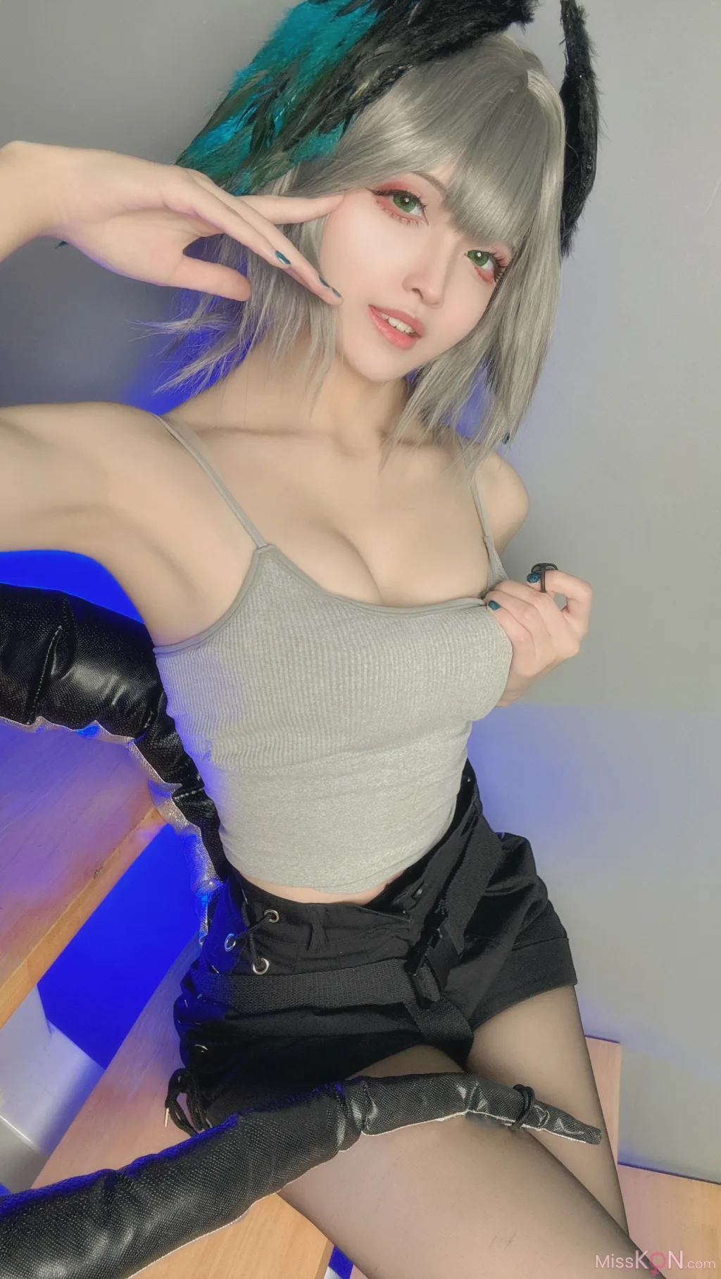 Coser@山崎雷纳: 阿克奈兹霍尔海亚竖毛衣 (91 photos)