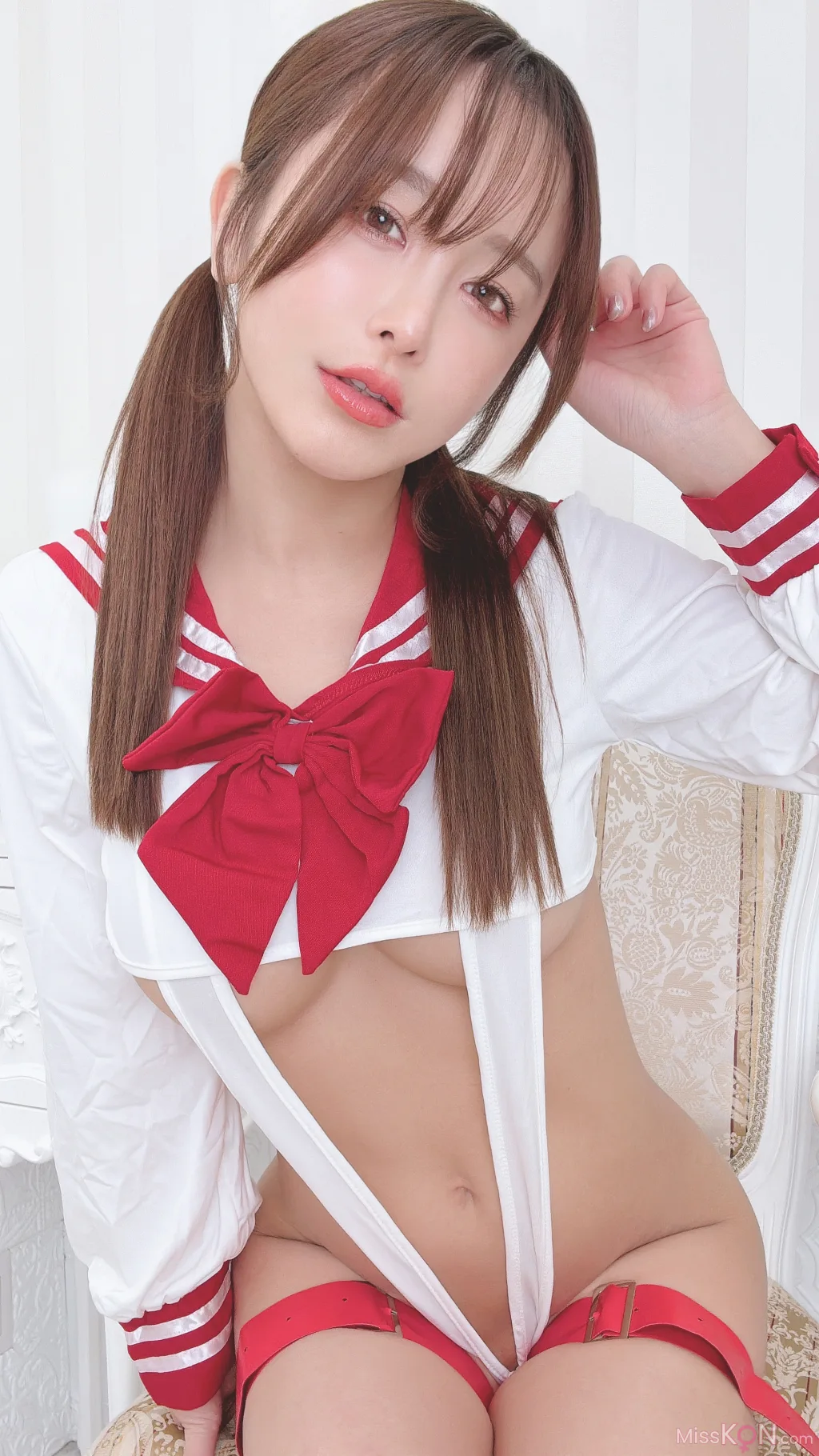 Coser@いくみ (193iKkyu3): V’s Make For a Great Uniform (40 ảnh)