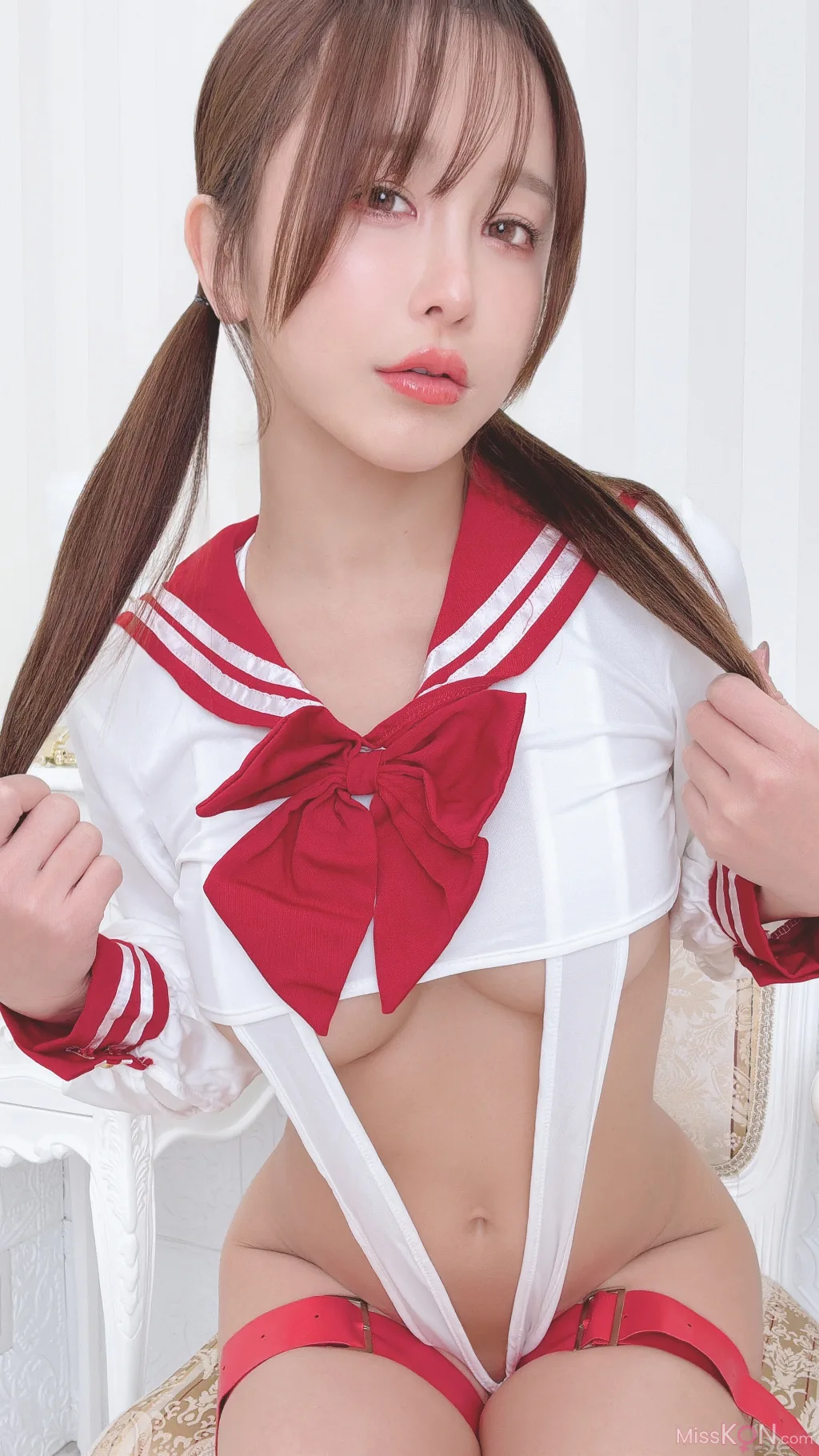 Coser@いくみ (193iKkyu3): V’s Make For a Great Uniform (40 ảnh)