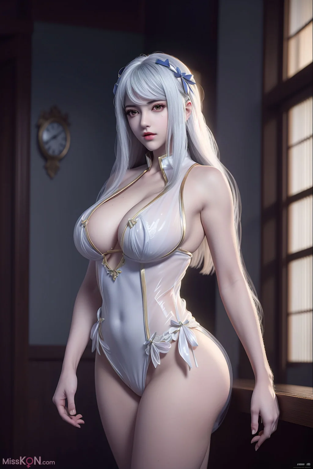 [AI Generated] 国漫白樱清秀可人 (48 photos)
