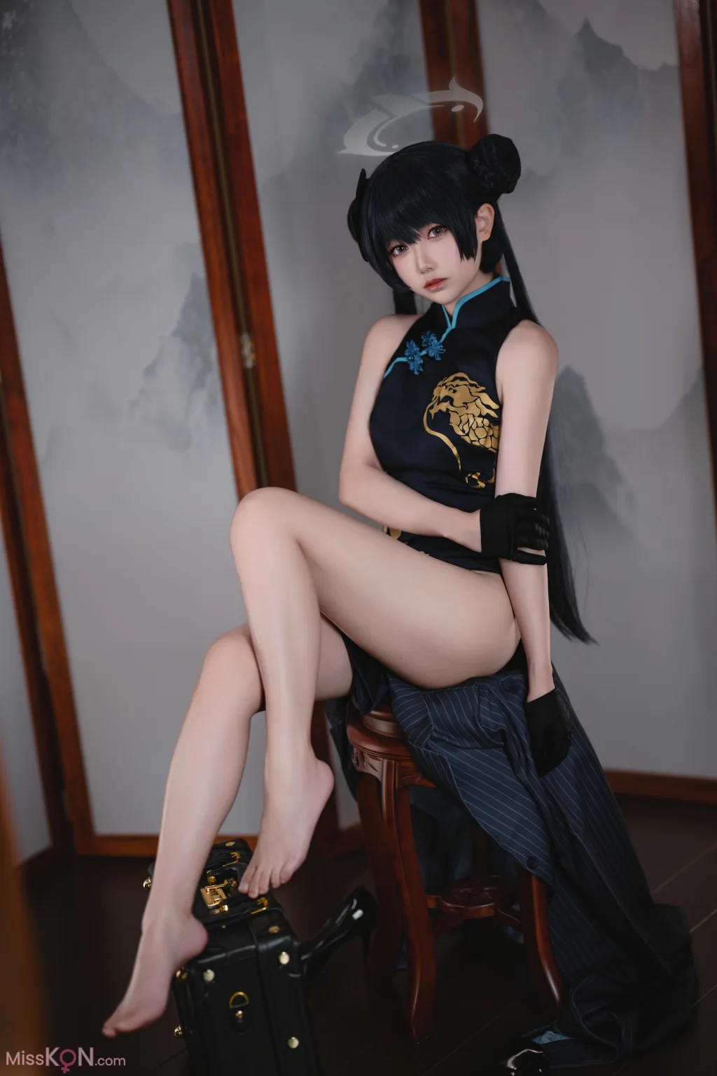 Coser@小木曾AYA: 蔚蓝档案 妃咲 (33 photos)