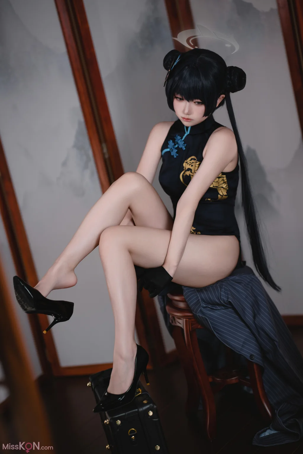 Coser@小木曾AYA: 蔚蓝档案 妃咲 (33 photos)