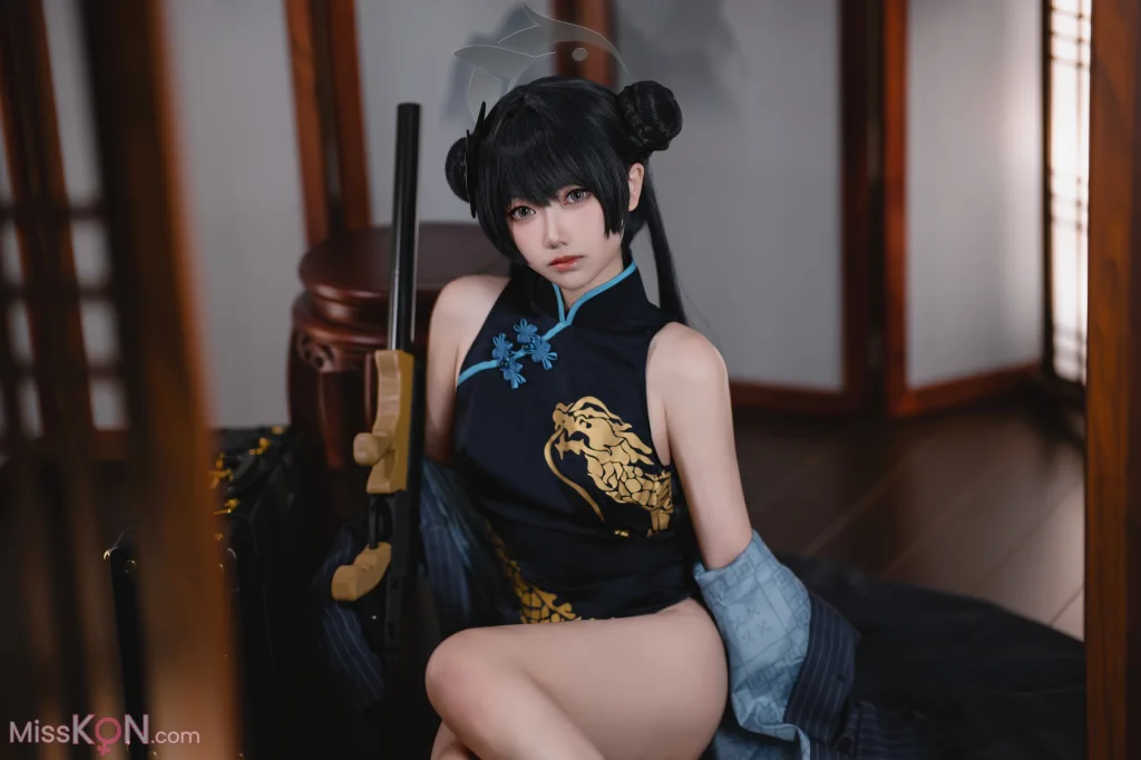 Coser@小木曾AYA: 蔚蓝档案 妃咲 (33 photos)