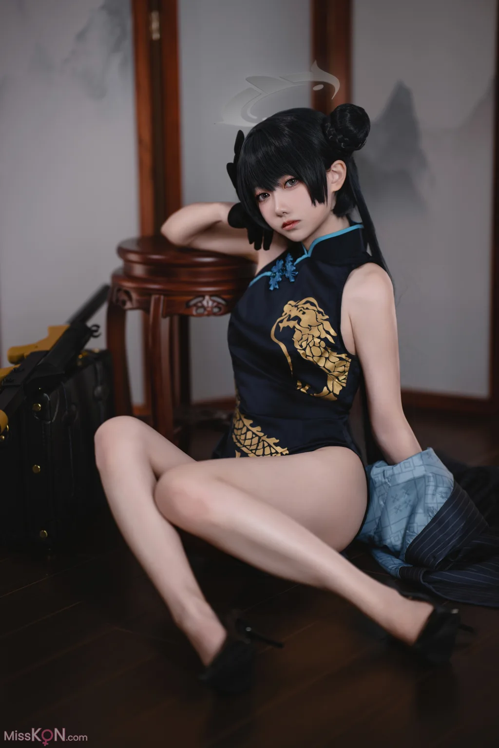 Coser@小木曾AYA: 蔚蓝档案 妃咲 (33 photos)