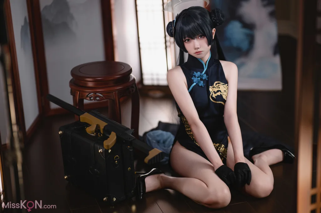 Coser@小木曾AYA: 蔚蓝档案 妃咲 (33 photos)