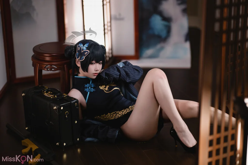 Coser@小木曾AYA: 蔚蓝档案 妃咲 (33 photos)