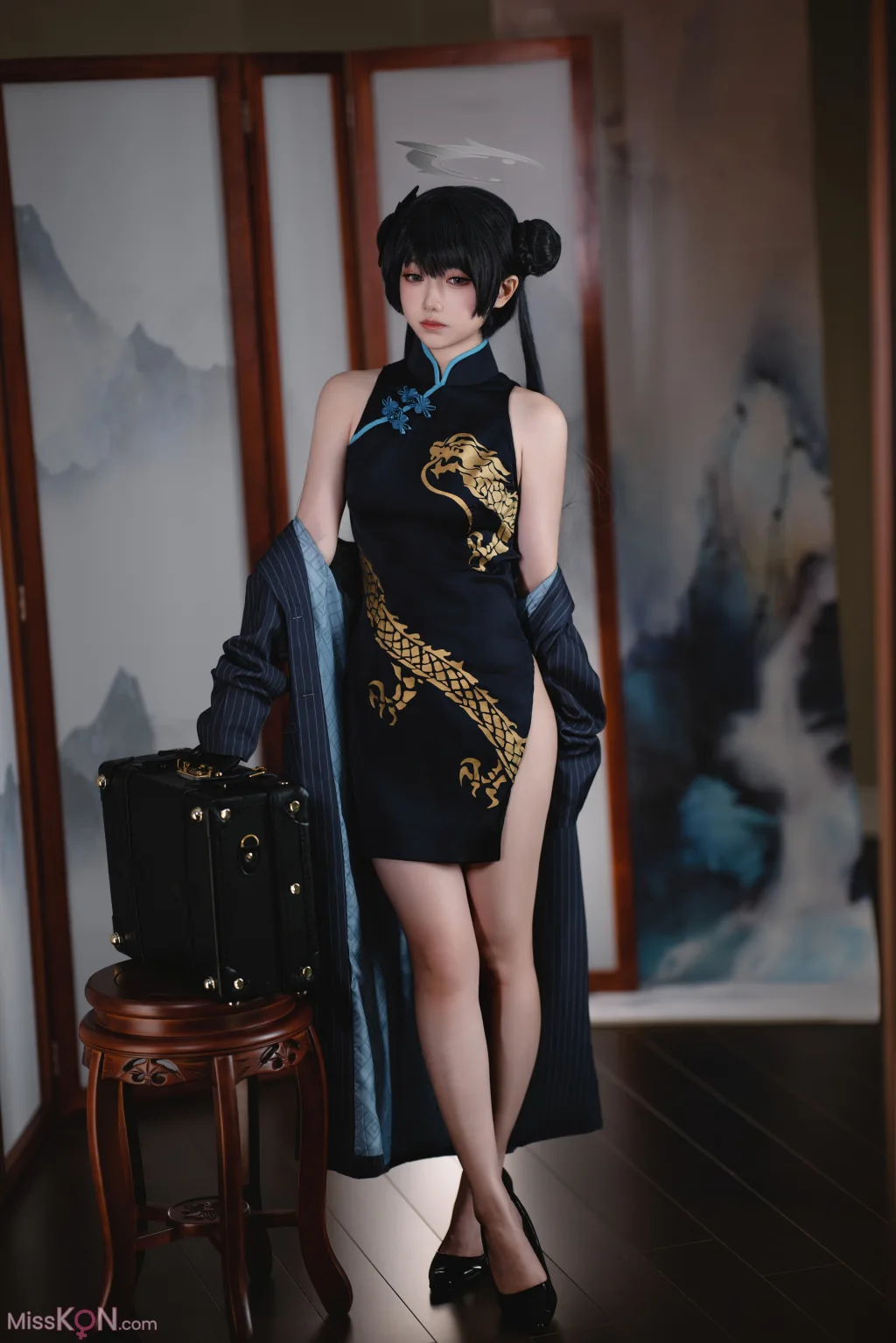 Coser@小木曾AYA: 蔚蓝档案 妃咲 (33 photos)