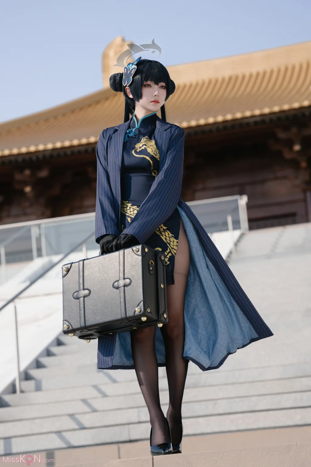 Coser@小木曾AYA: 蔚蓝档案 妃咲 (33 photos)