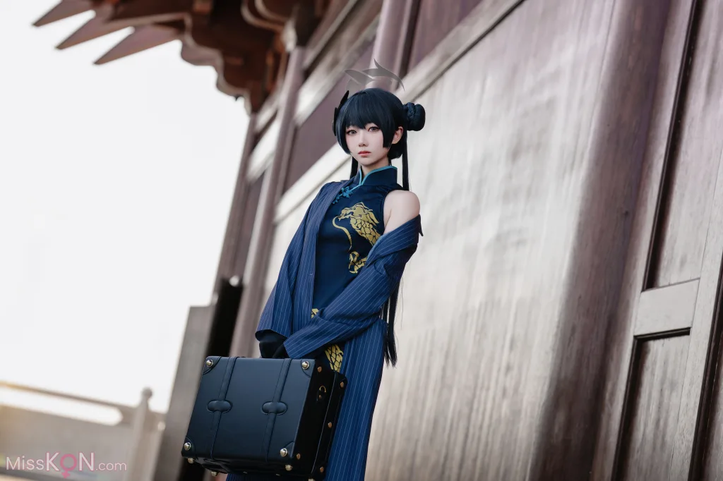 Coser@小木曾AYA: 蔚蓝档案 妃咲 (33 photos)