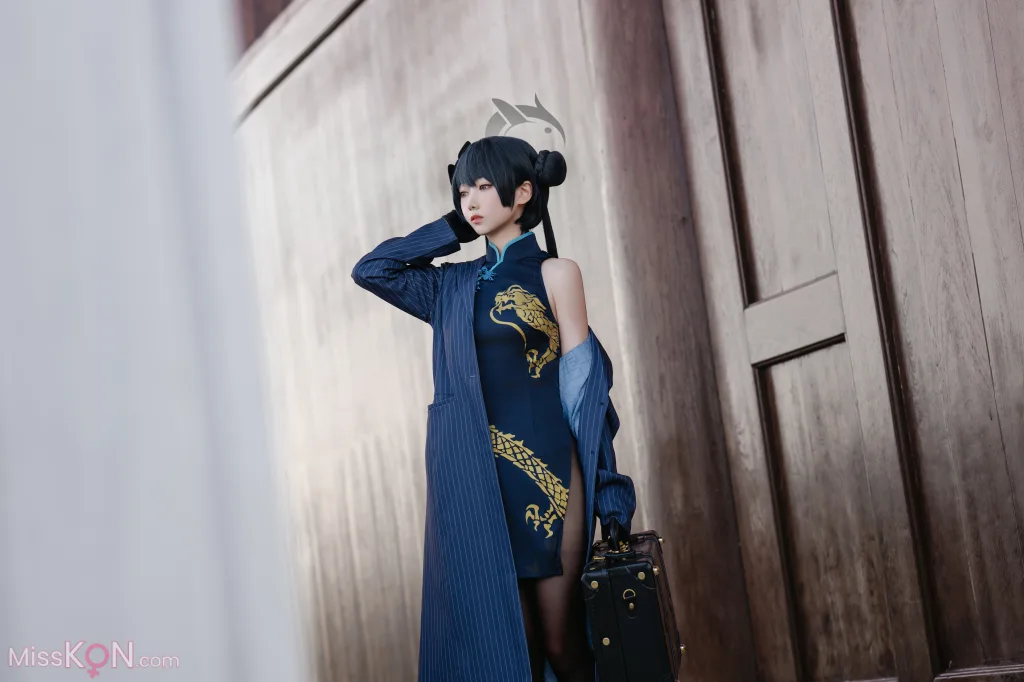 Coser@小木曾AYA: 蔚蓝档案 妃咲 (33 photos)