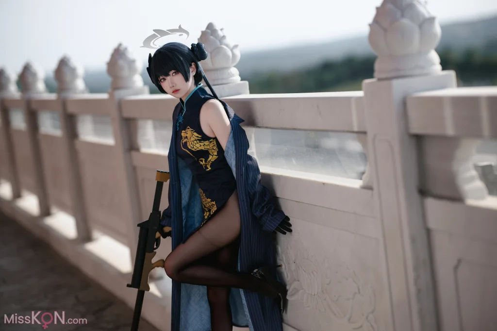 Coser@小木曾AYA: 蔚蓝档案 妃咲 (33 photos)