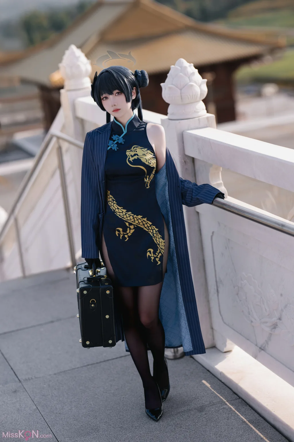 Coser@小木曾AYA: 蔚蓝档案 妃咲 (33 photos)