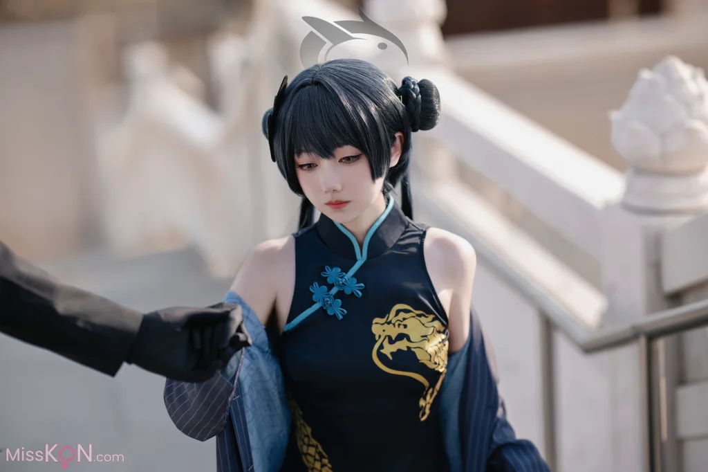 Coser@小木曾AYA: 蔚蓝档案 妃咲 (33 photos)