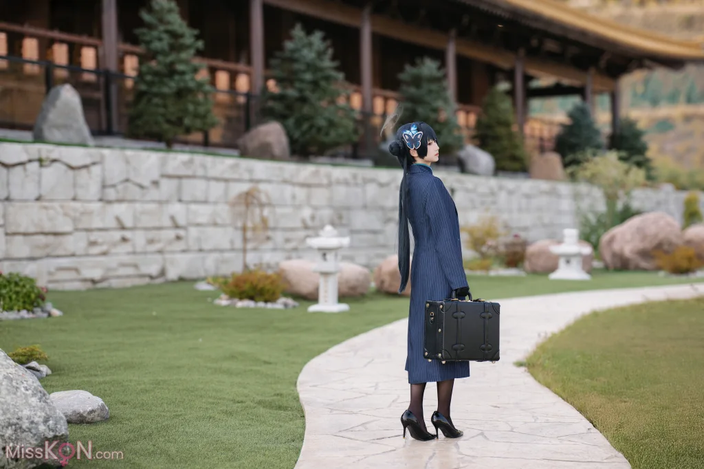 Coser@小木曾AYA: 蔚蓝档案 妃咲 (33 photos)